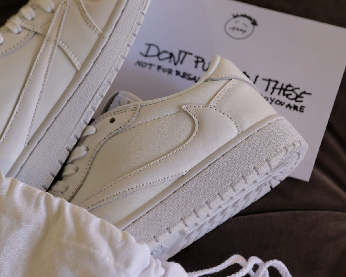 Travis Scott Jordan 1 Low White Party: 350 Paia | ResellZone