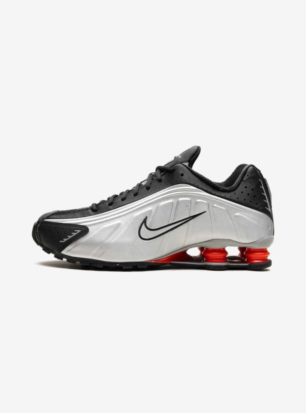 Nike Shox R4 Black Metallic Silver (2025)
