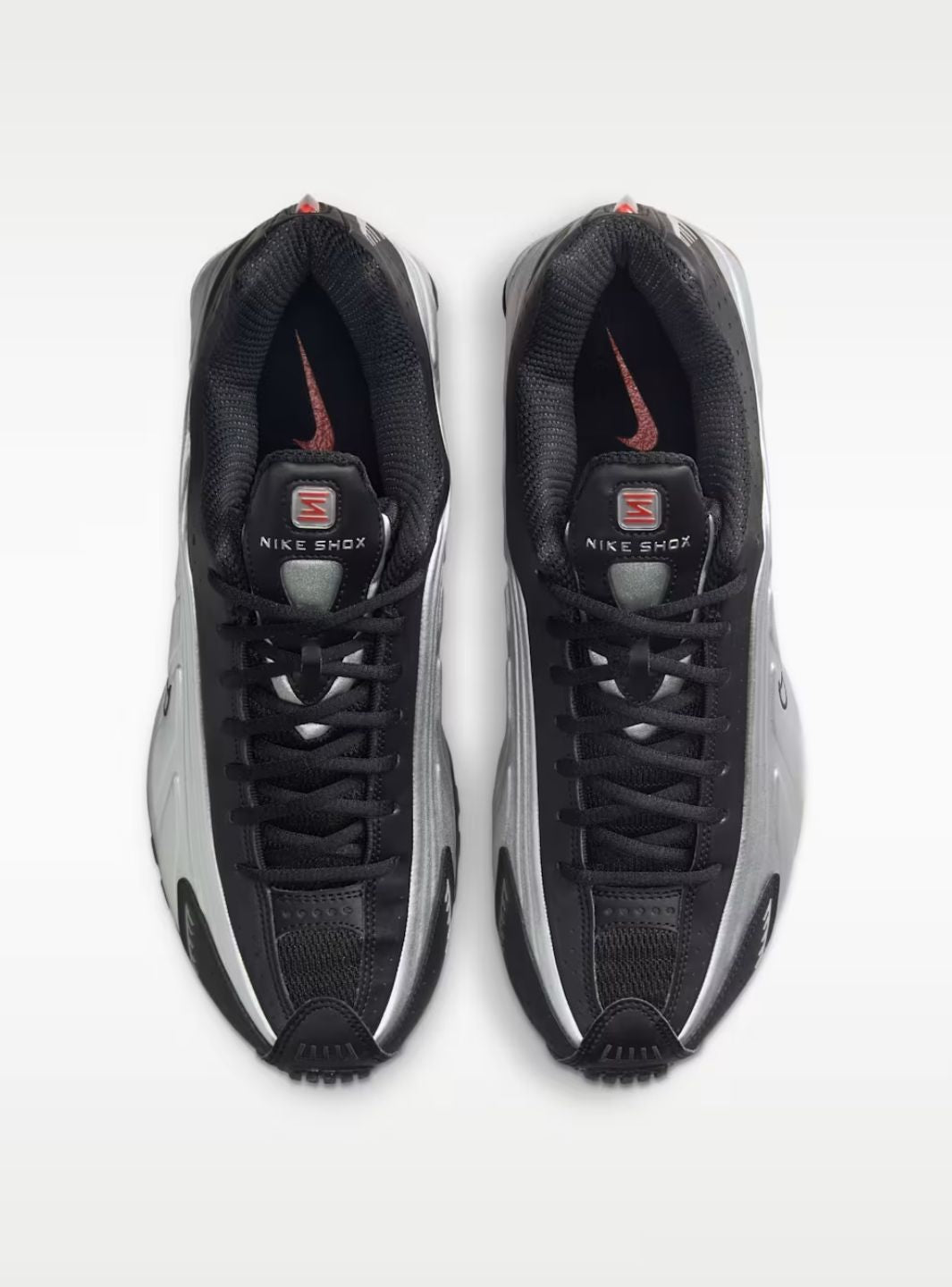 Nike Shox R4 Black Metallic Silver (2025)