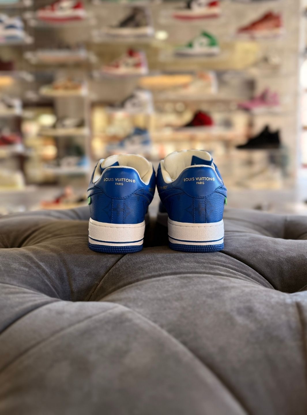 Louis Vuitton Nike Air Force 1 Low By Virgil Abloh White Royal - Sneakers Usate | ResellZone