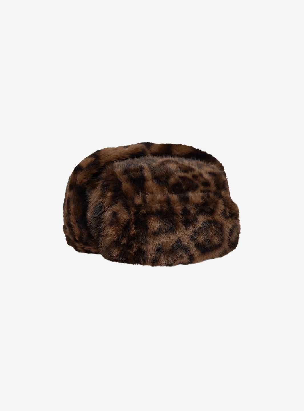 New Era Leo Faux Fur Marrone Scuro Trapper Hat