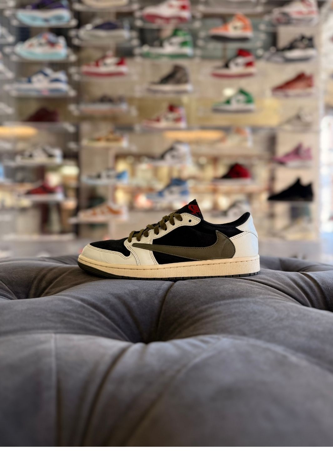 Air Jordan 1 Retro Low OG SP Travis Scott Olive - Usato 9.5/10