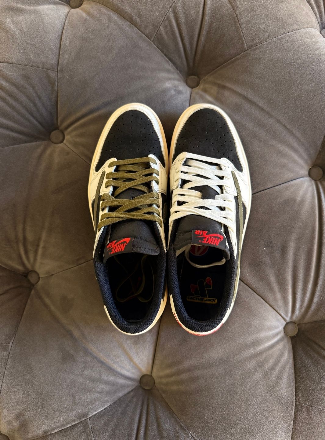 Air Jordan 1 Retro Low OG SP Travis Scott Olive - Usato 9.5/10