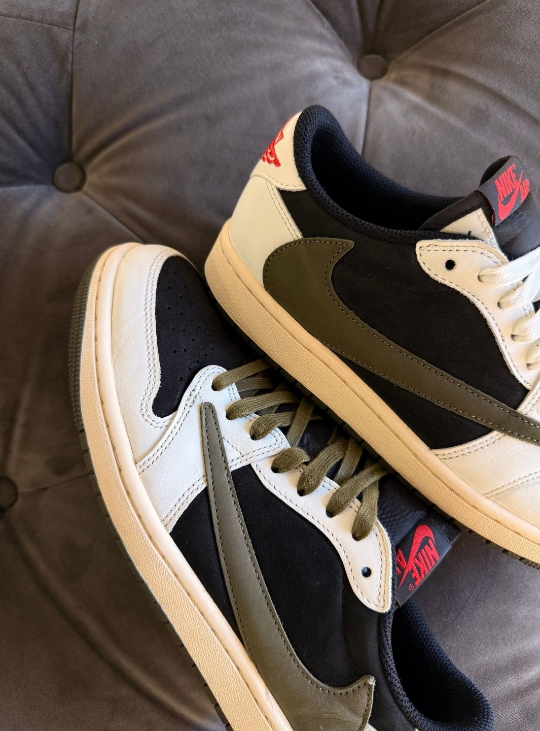 Air Jordan 1 Retro Low OG SP Travis Scott Olive - Usato 9.5/10