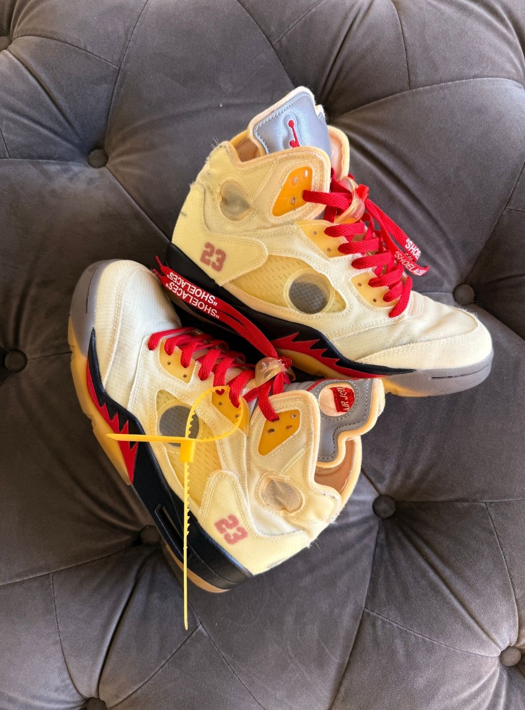 Air Jordan 5 Retro Off-White Sail - Sneakers Usate | ResellZone