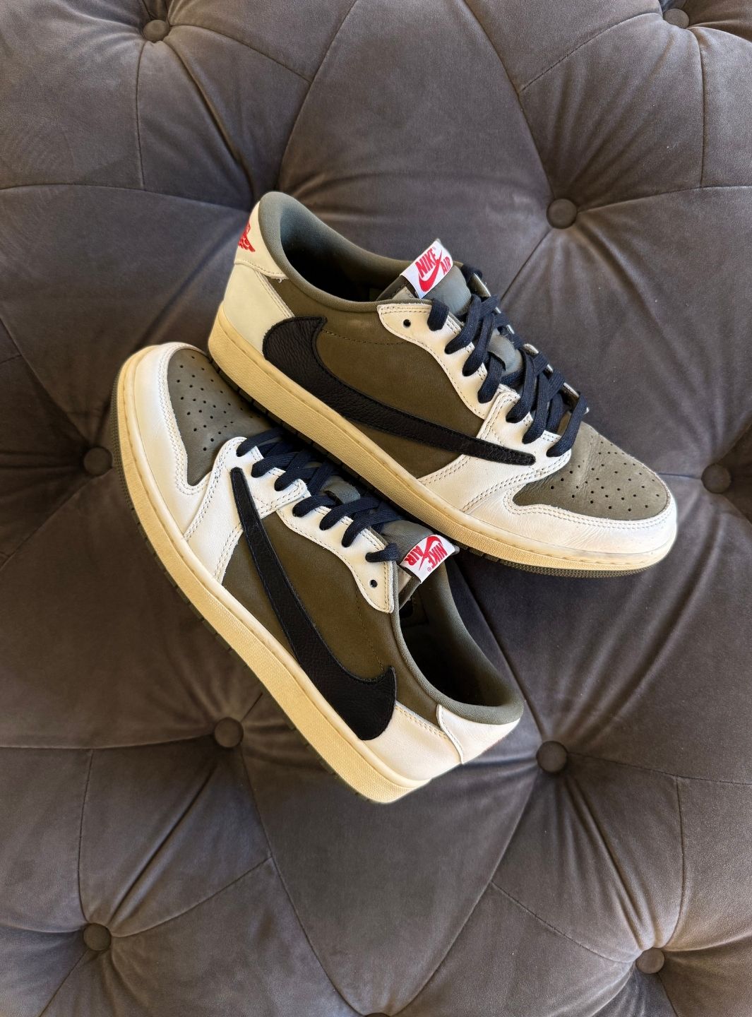 Air Jordan 1 Retro Low OG SP Travis Scott Reverse Olive - Usato 9/10