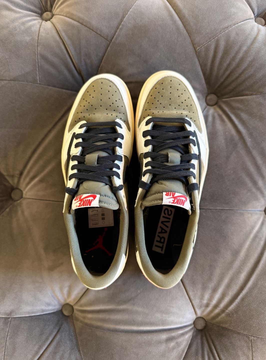 Air Jordan 1 Retro Low OG SP Travis Scott Reverse Olive - Usato 9/10