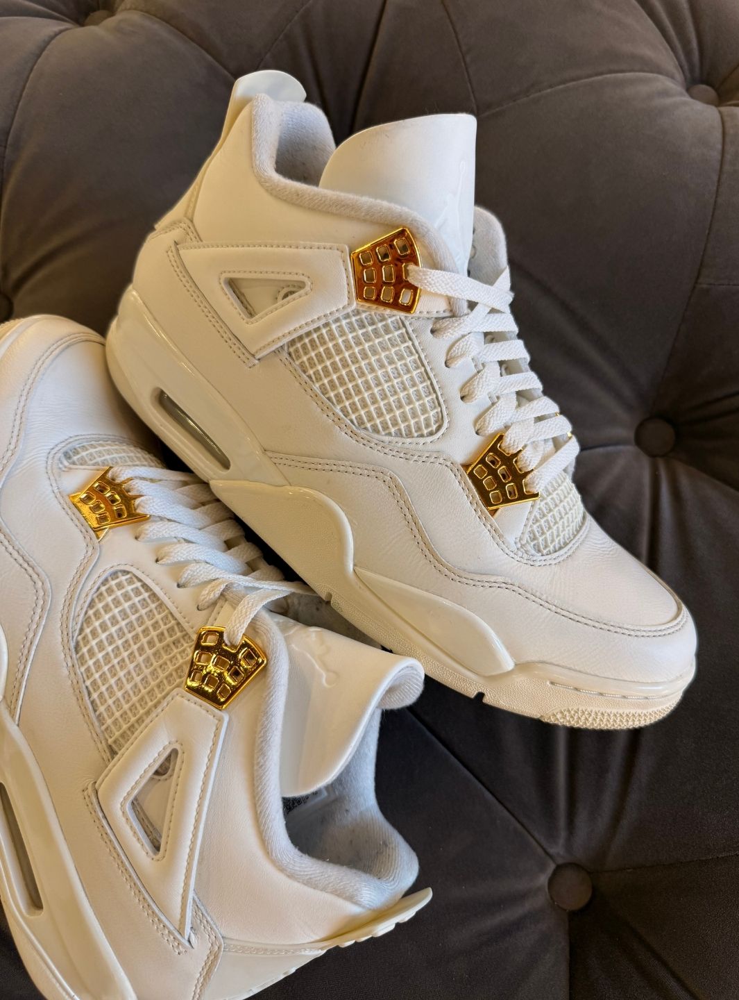 Air Jordan 4 Retro Metallic Gold - Usato 9/10