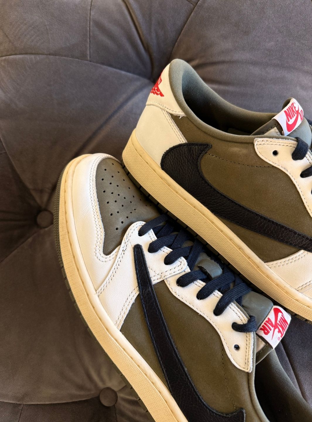 Air Jordan 1 Retro Low OG SP Travis Scott Reverse Olive - Usato 9/10