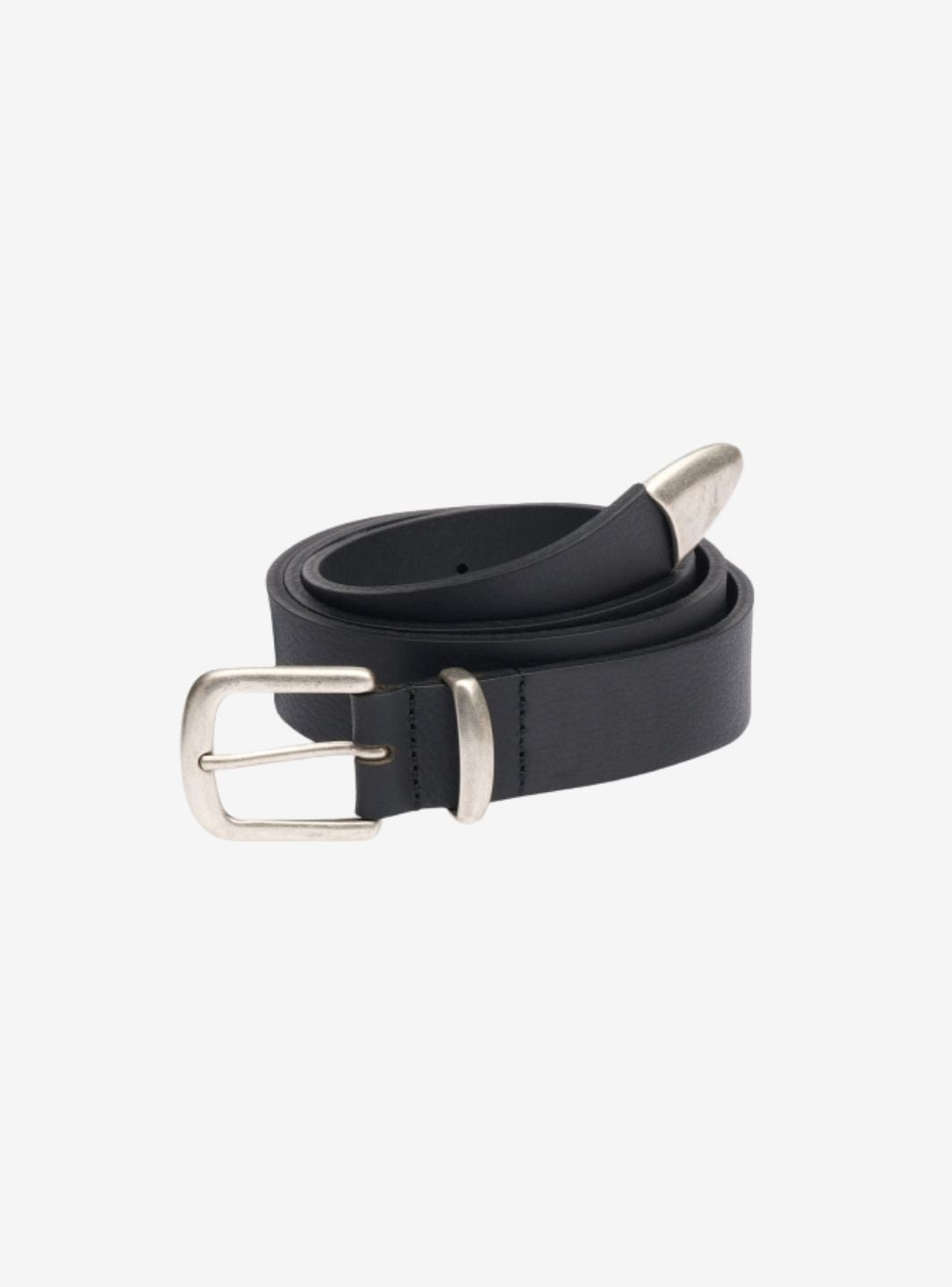 EDWIN Classic Leather Belt Black