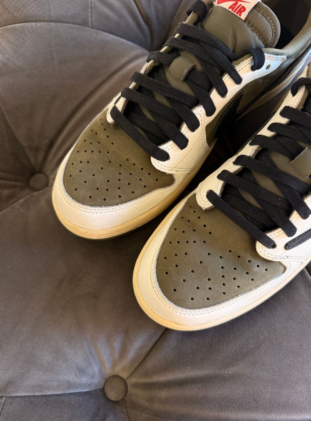Air Jordan 1 Retro Low OG SP Travis Scott Reverse Olive - Usato 9/10