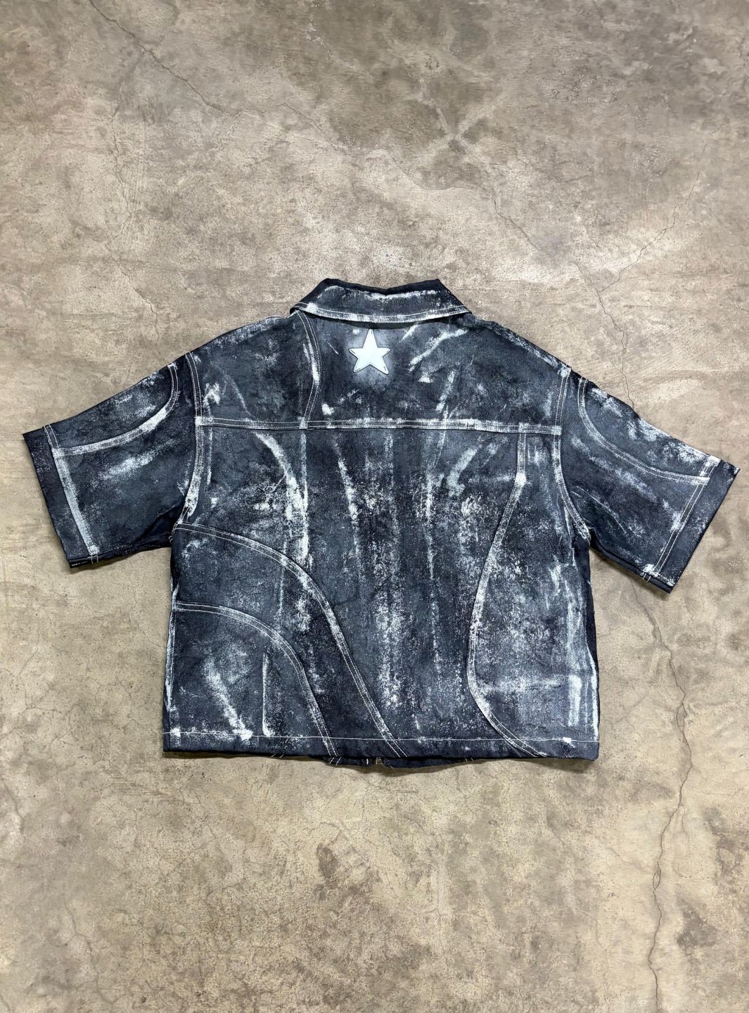 Artexplora House Painter Custom Raw Denim Jacket Jeans