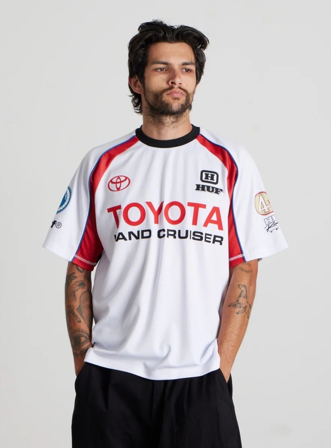 HUF x Toyota Land Cruiser Rally Jersey White