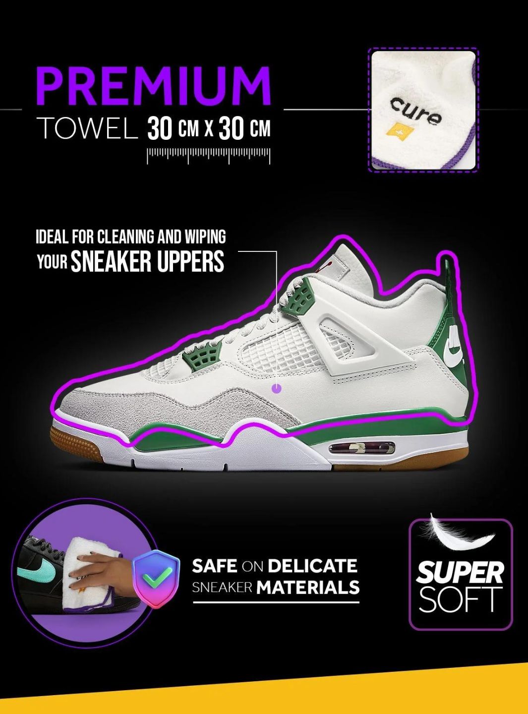 Crep Protect Towel 2 Pack | Panno in Microfibra per Sneakers | ResellZone