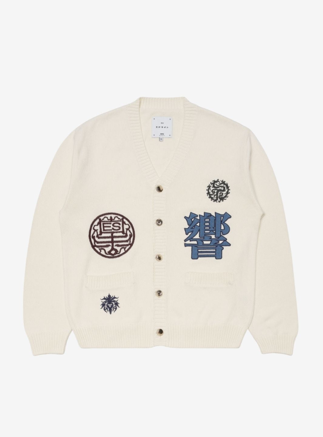 EDWIN Hibiki Cardigan Off White