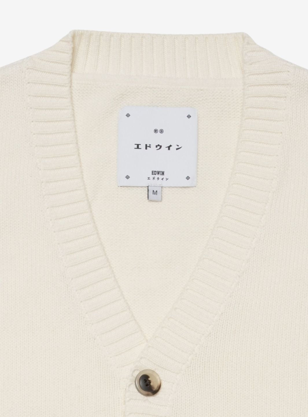 EDWIN Hibiki Cardigan Off White