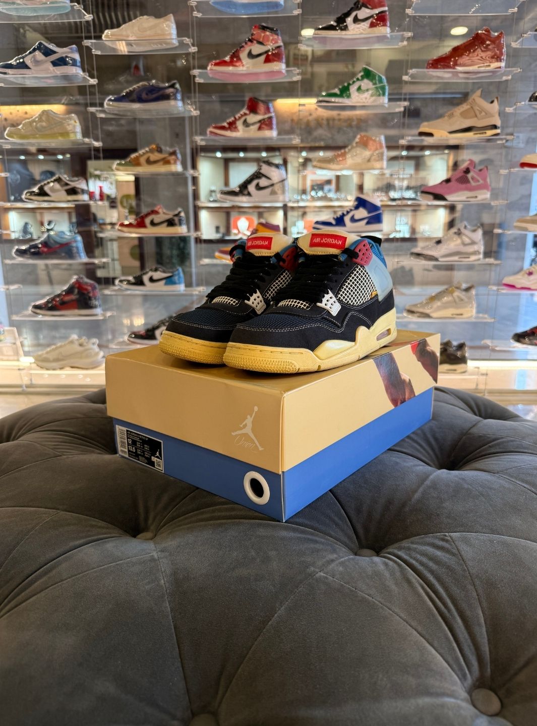 Air Jordan 4 Retro Union Off Noir - Usato 9.5/10
