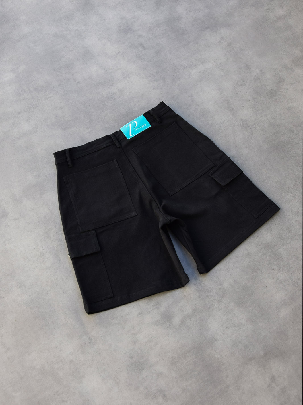 Pantalón Cargo Shorts Black