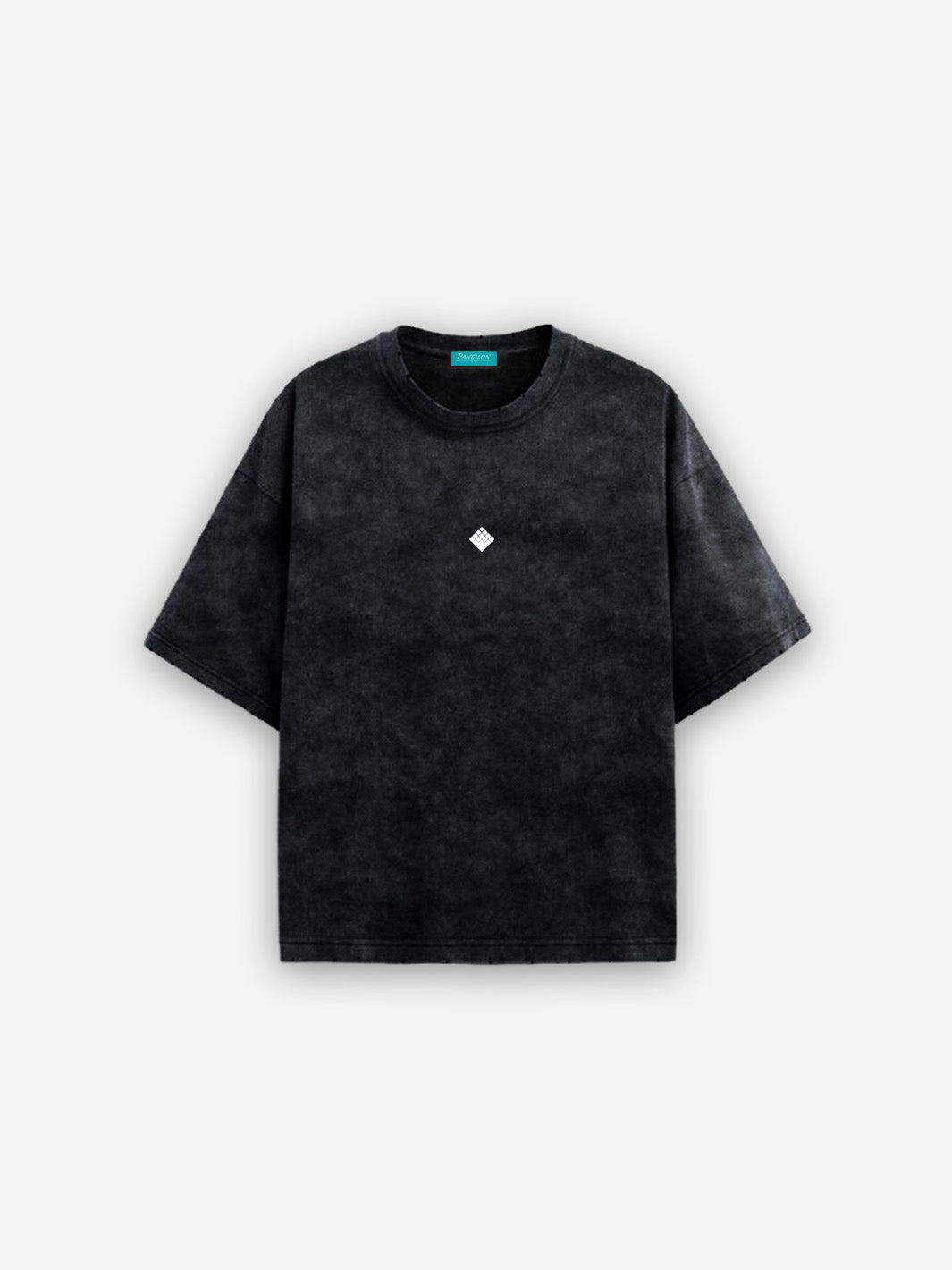 Pantalón Distressed Stone Washed T-Shirt Black | ResellZone