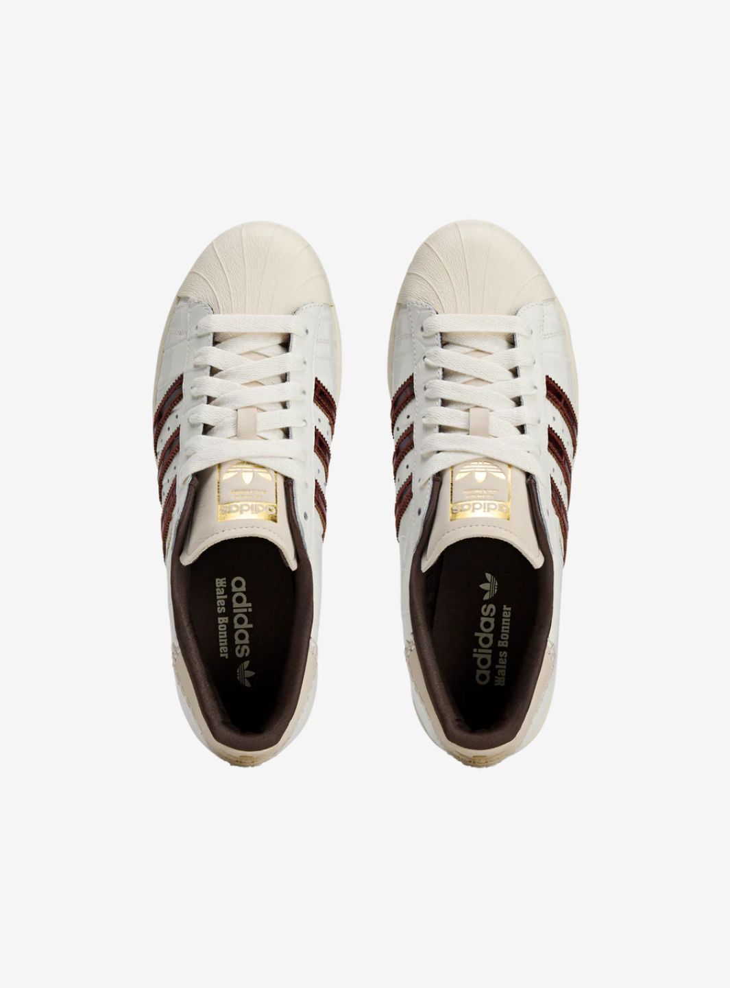Adidas Superstar Wales Bonner White Brown Croc - KH8797 | ResellZone