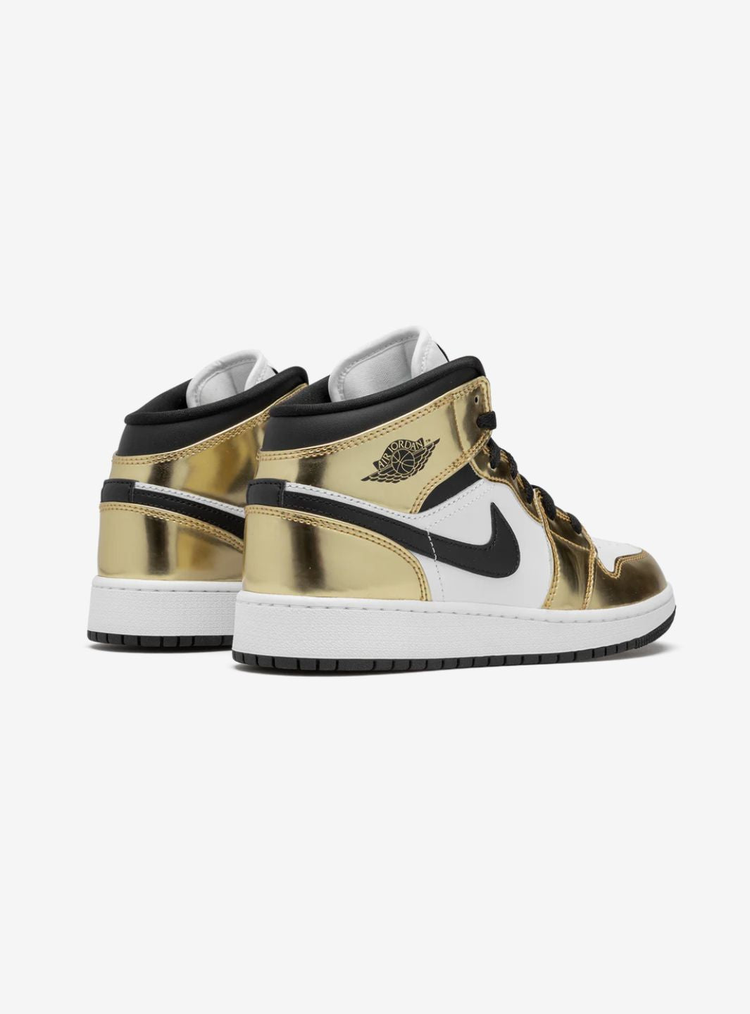 Air Jordan 1 Mid Metallic Gold Black White (GS) - DC1420-700 | ResellZone