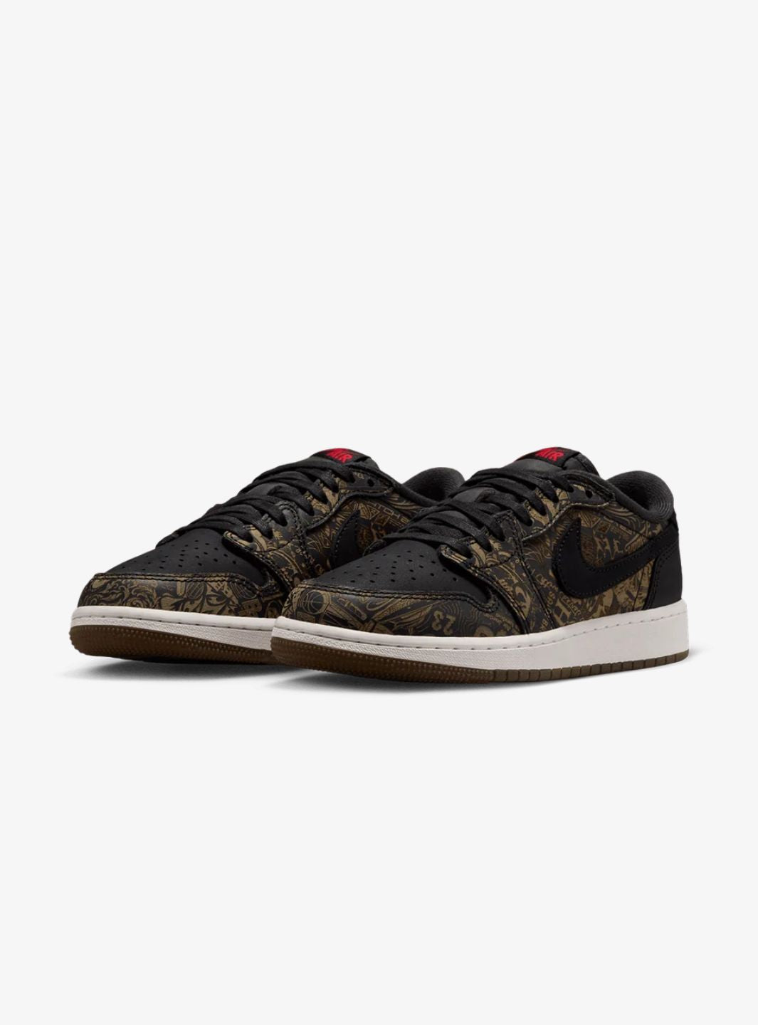 Air Jordan 1 Retro Low OG Laser Black University Red (GS) - IV7010-001 | ResellZone