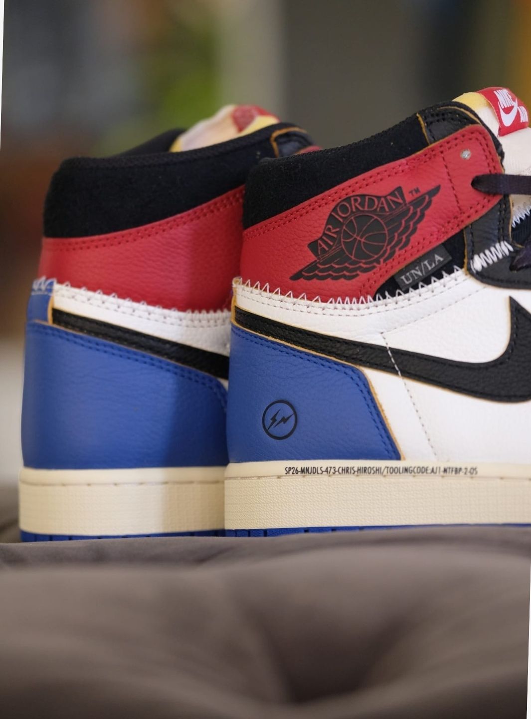 Air Jordan 1 Retro High OG SP Fragment x Union LA Varsity Red Sport Royal - IO7847-002 | ResellZone