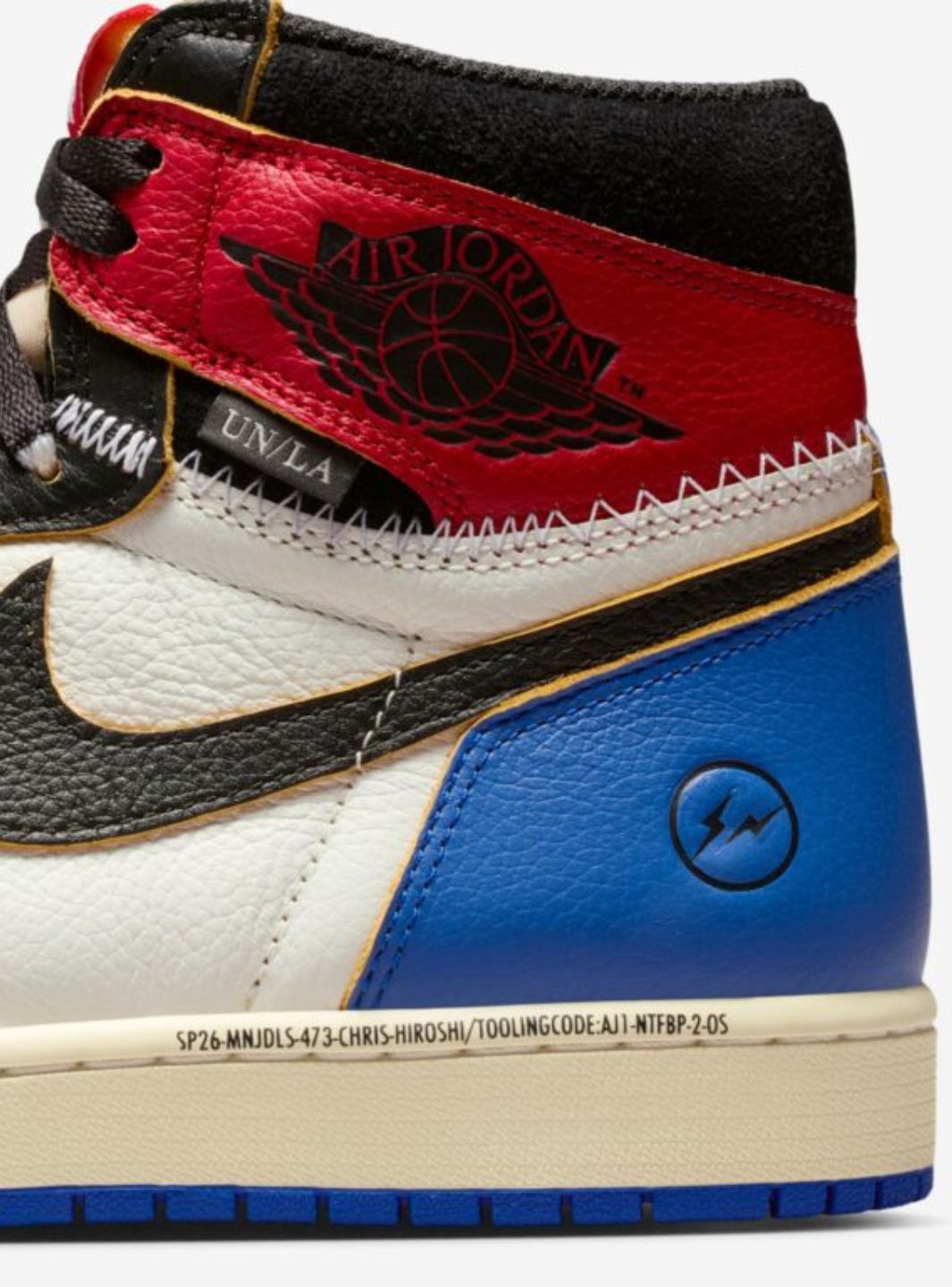 Air Jordan 1 Retro High OG SP Fragment x Union LA Varsity Red Sport Royal - IO7847-002 | ResellZone