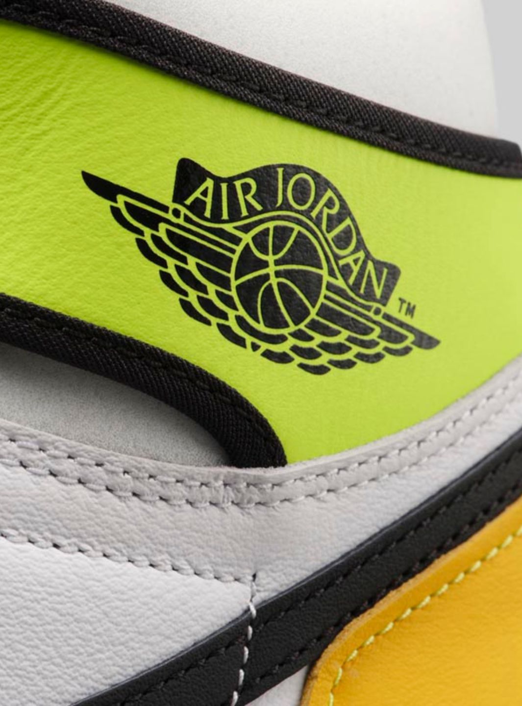 Air Jordan 1 Retro High White Black Volt University Gold - 555088-118 | ResellZone