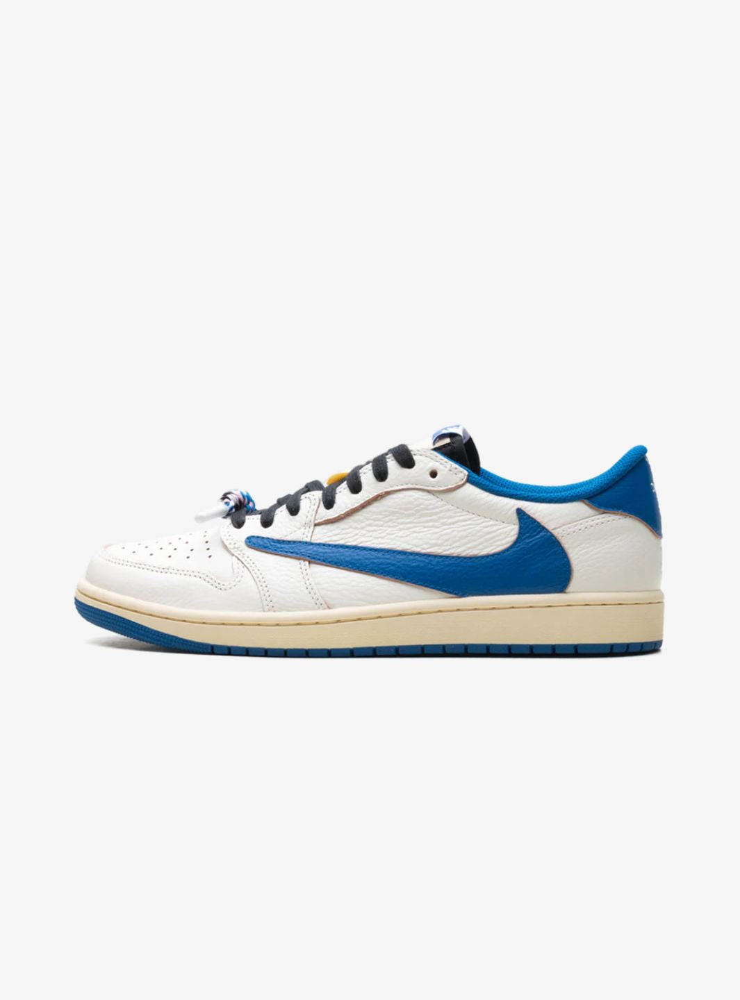 Air Jordan 1 Retro Low OG SP Fragment x Travis Scott Sail Military Blue - DM7866-104 | ResellZone