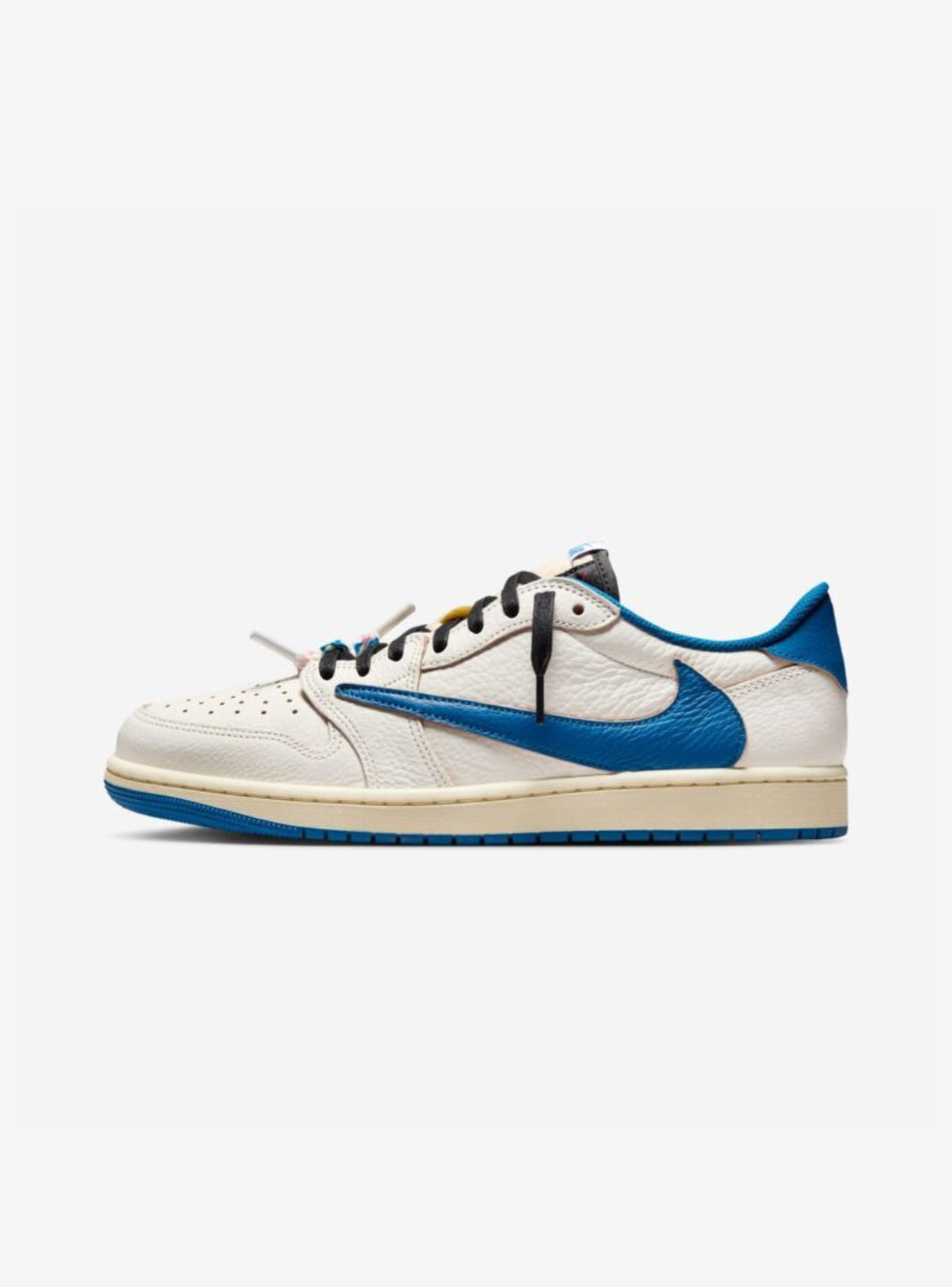 Air Jordan 1 Retro Low OG SP Fragment x Travis Scott Sail Military Blue - DM7866-104 | ResellZone