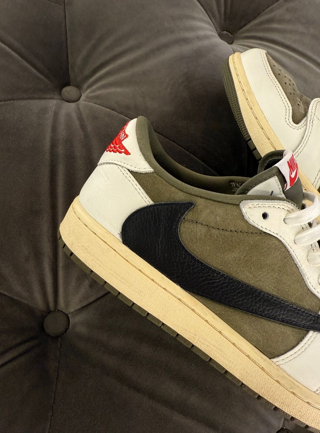 Air Jordan 1 Retro Low OG SP Travis Scott Medium Olive - Sneakers Usate | ResellZone