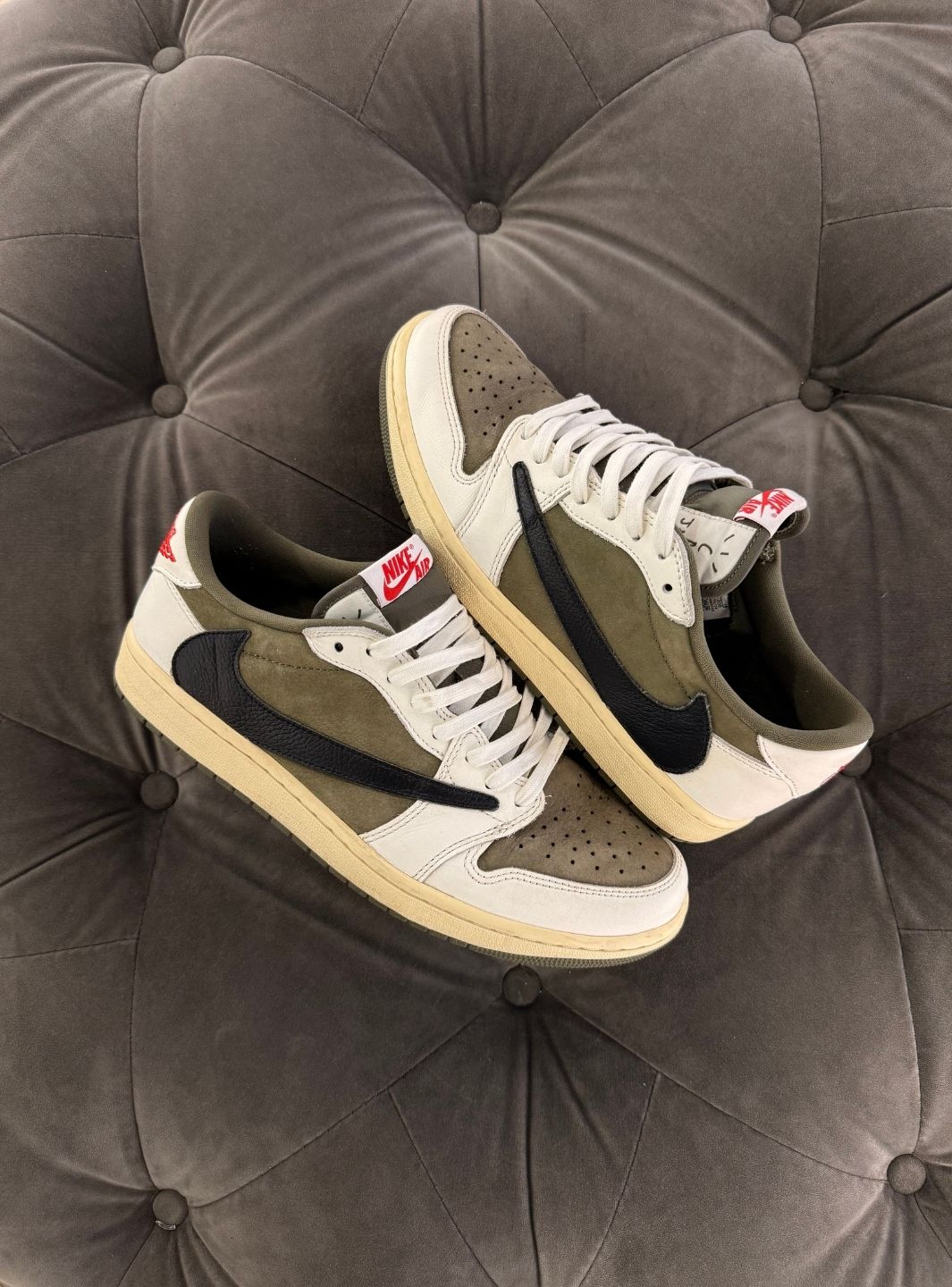 Air Jordan 1 Retro Low OG SP Travis Scott Medium Olive - Sneakers Usate | ResellZone