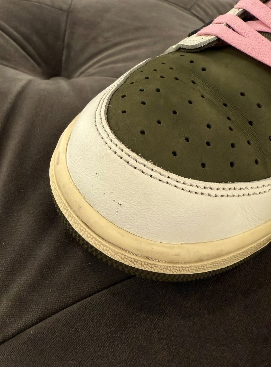 Air Jordan 1 Retro Low OG SP Travis Scott Medium Olive - Sneakers Usate | ResellZone