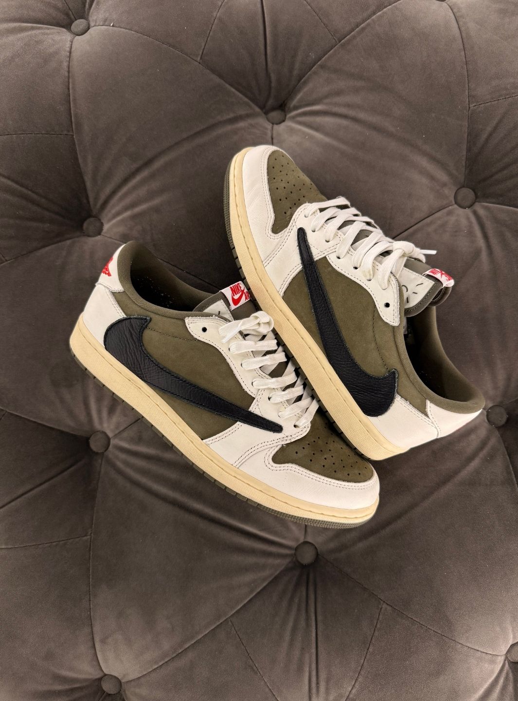 Air Jordan 1 Retro Low OG SP Travis Scott Medium Olive - Sneakers Usate | ResellZone