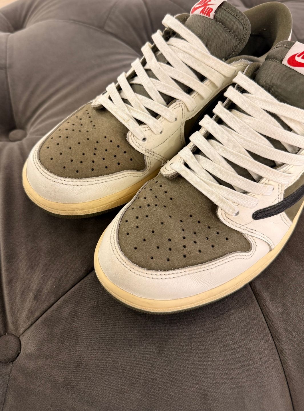 Air Jordan 1 Retro Low OG SP Travis Scott Medium Olive - Sneakers Usate | ResellZone