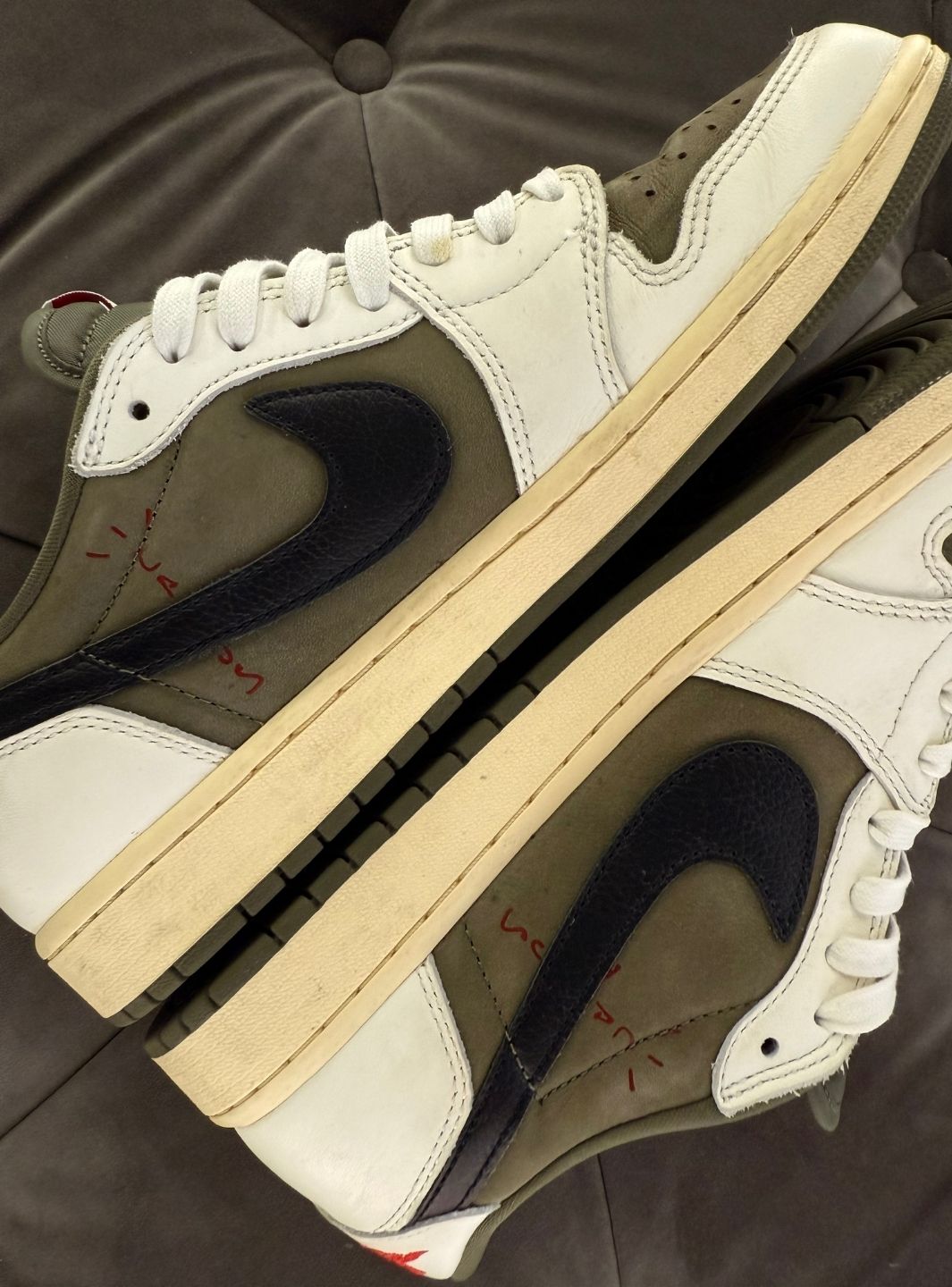 Air Jordan 1 Retro Low OG SP Travis Scott Medium Olive - Sneakers Usate | ResellZone