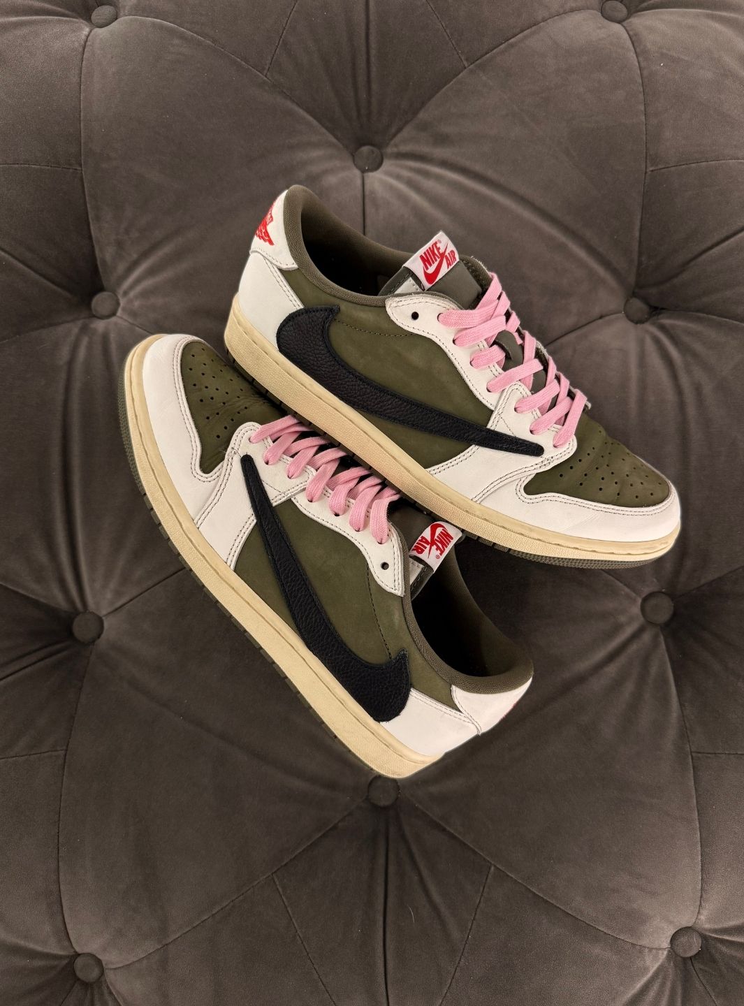 Air Jordan 1 Retro Low OG SP Travis Scott Medium Olive - Sneakers Usate | ResellZone