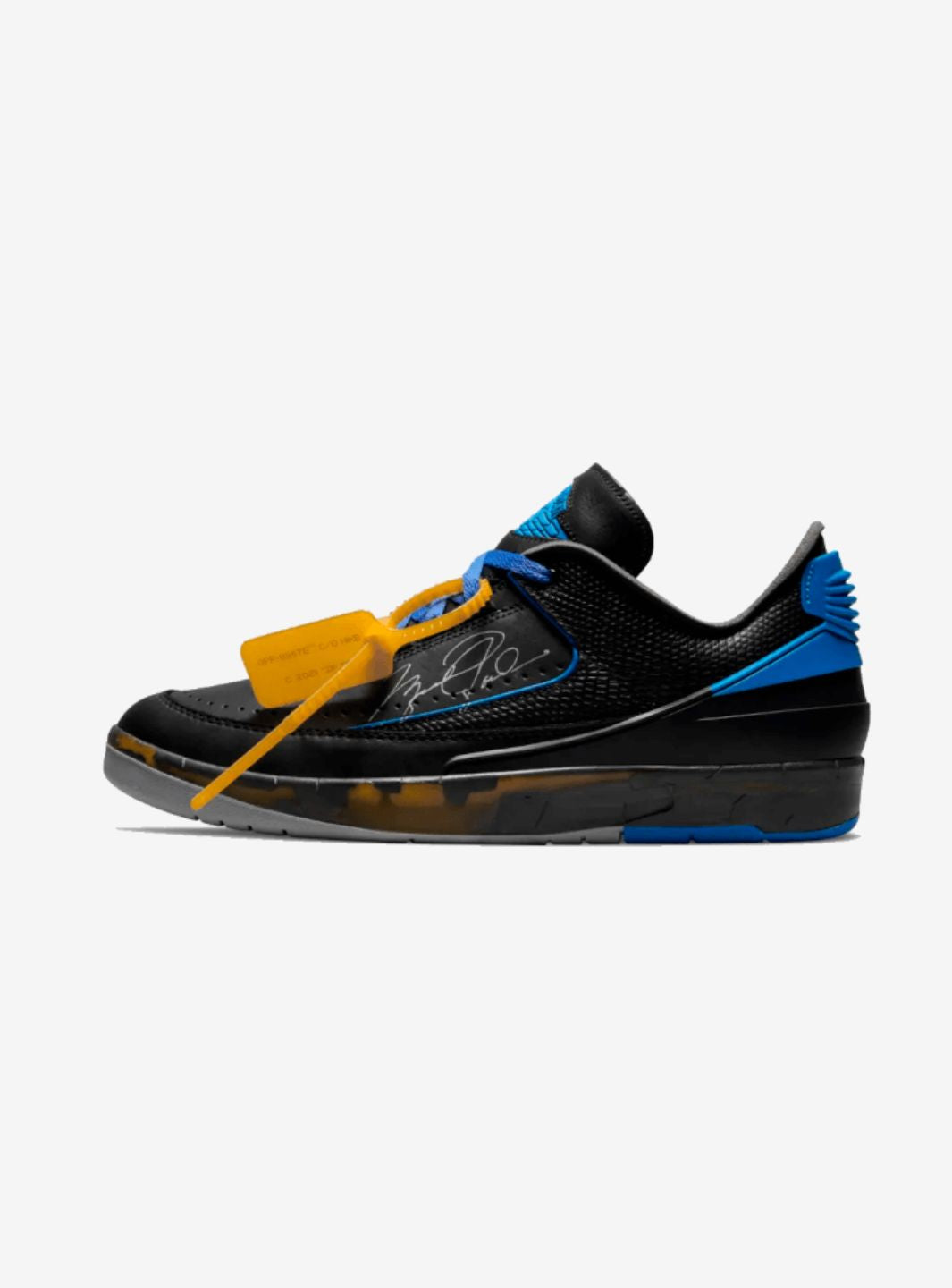 Air Jordan 2 Retro Low SP Off-White Black Blue - DJ4375-004 | ResellZone