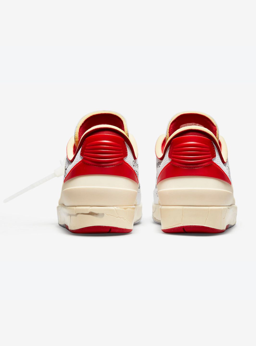 Air Jordan 2 Retro Low SP Off-White White Red - DJ4375-106 | ResellZone
