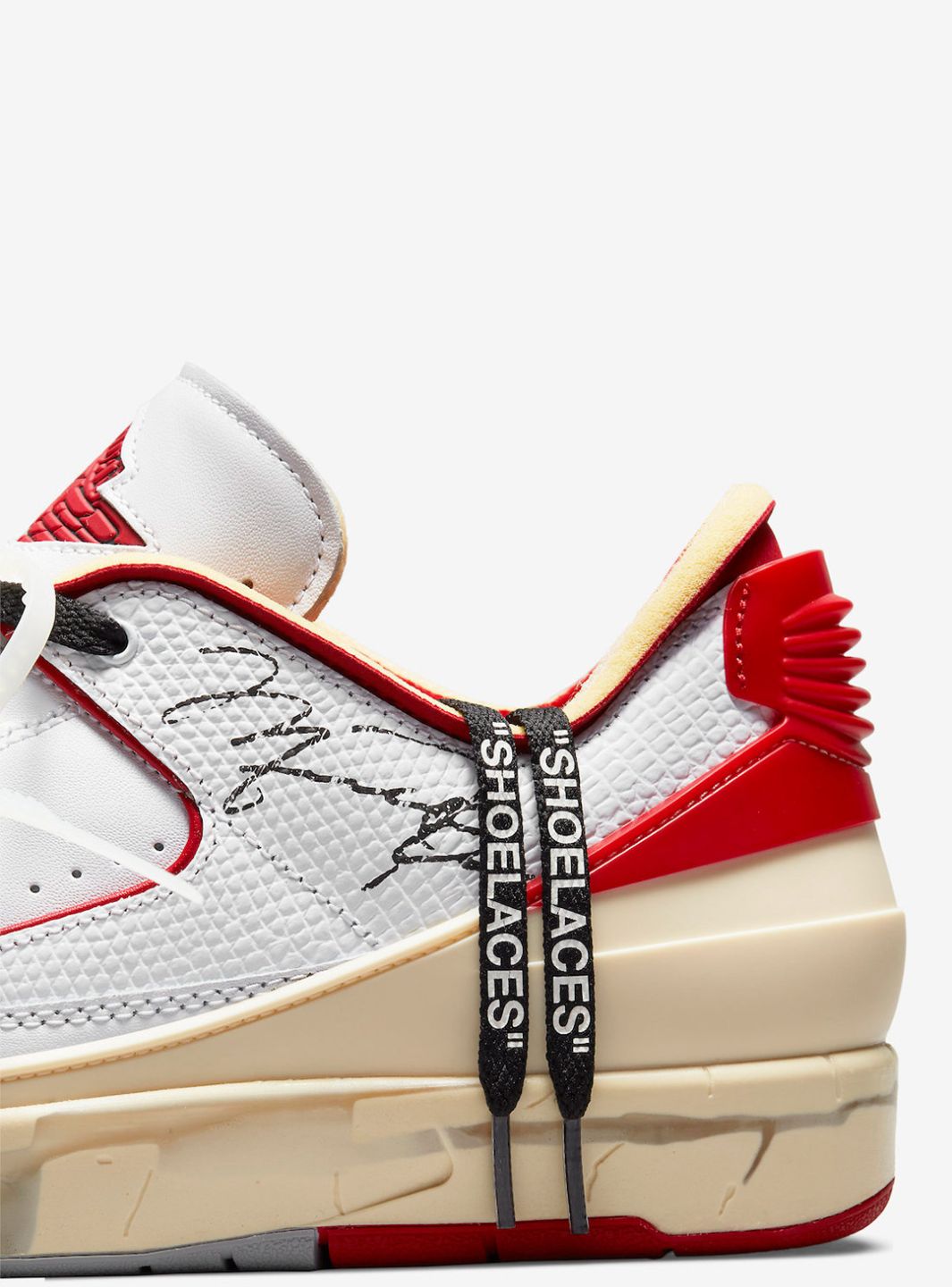 Air Jordan 2 Retro Low SP Off-White White Red - DJ4375-106 | ResellZone