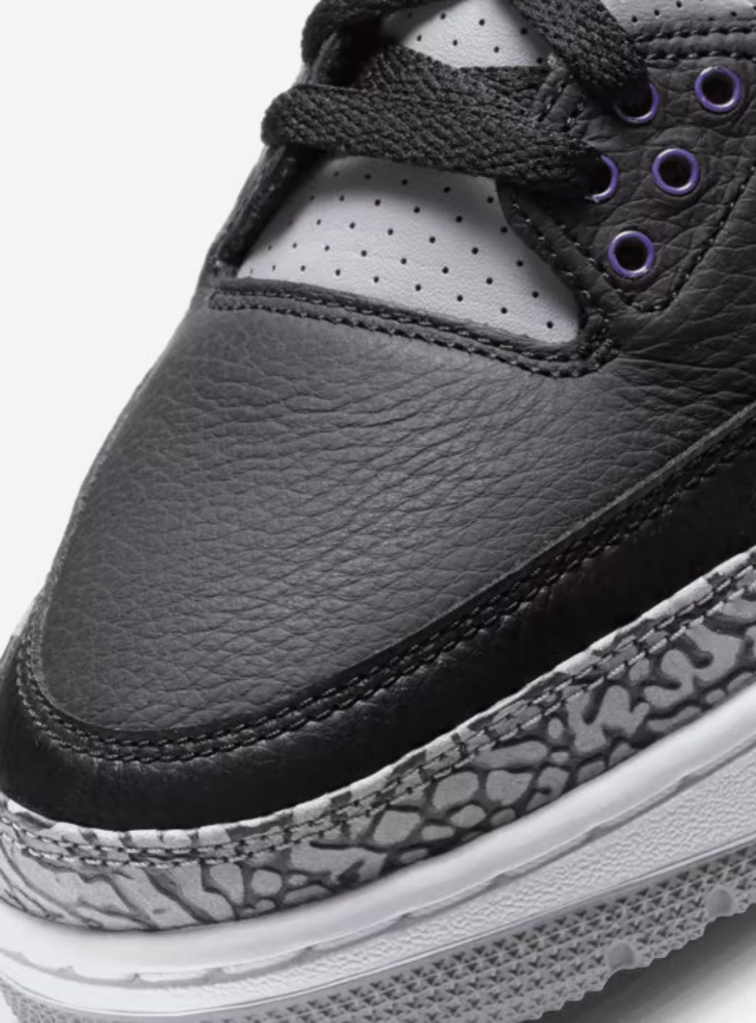 Air Jordan 3 Retro Black Court Purple - CT8532-050 | ResellZone
