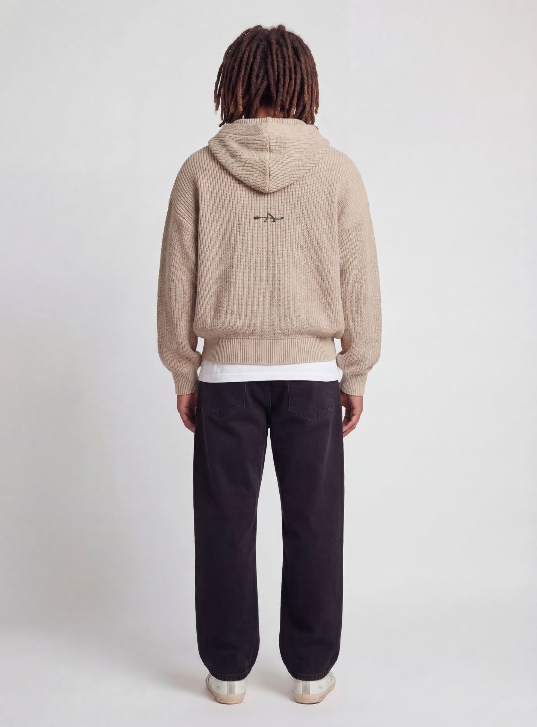 Appreciate Knitted Zip Up Hooded Desert | ResellZone