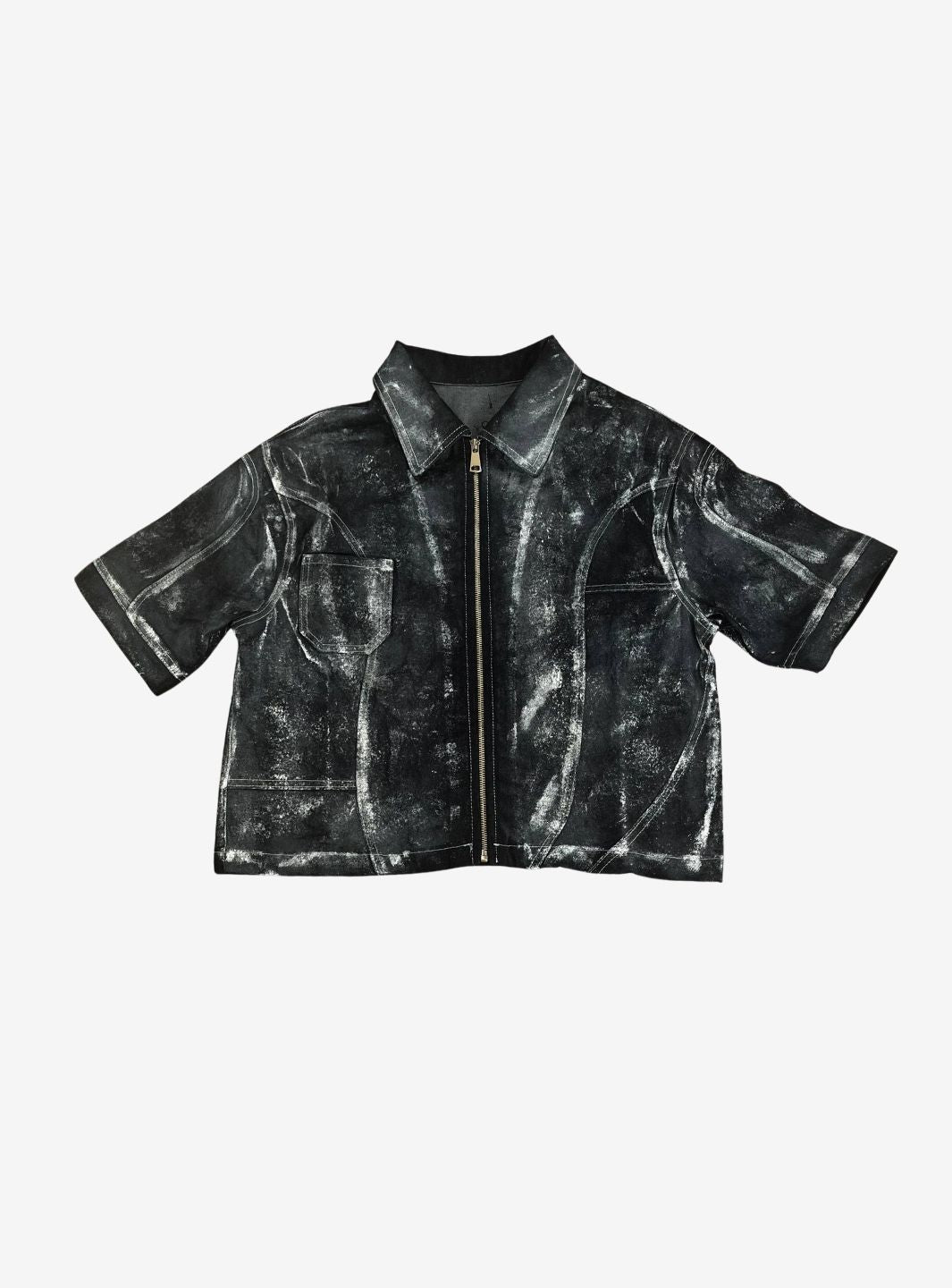 Artexplora House Painter Custom Raw Denim Jacket Jeans | ResellZone