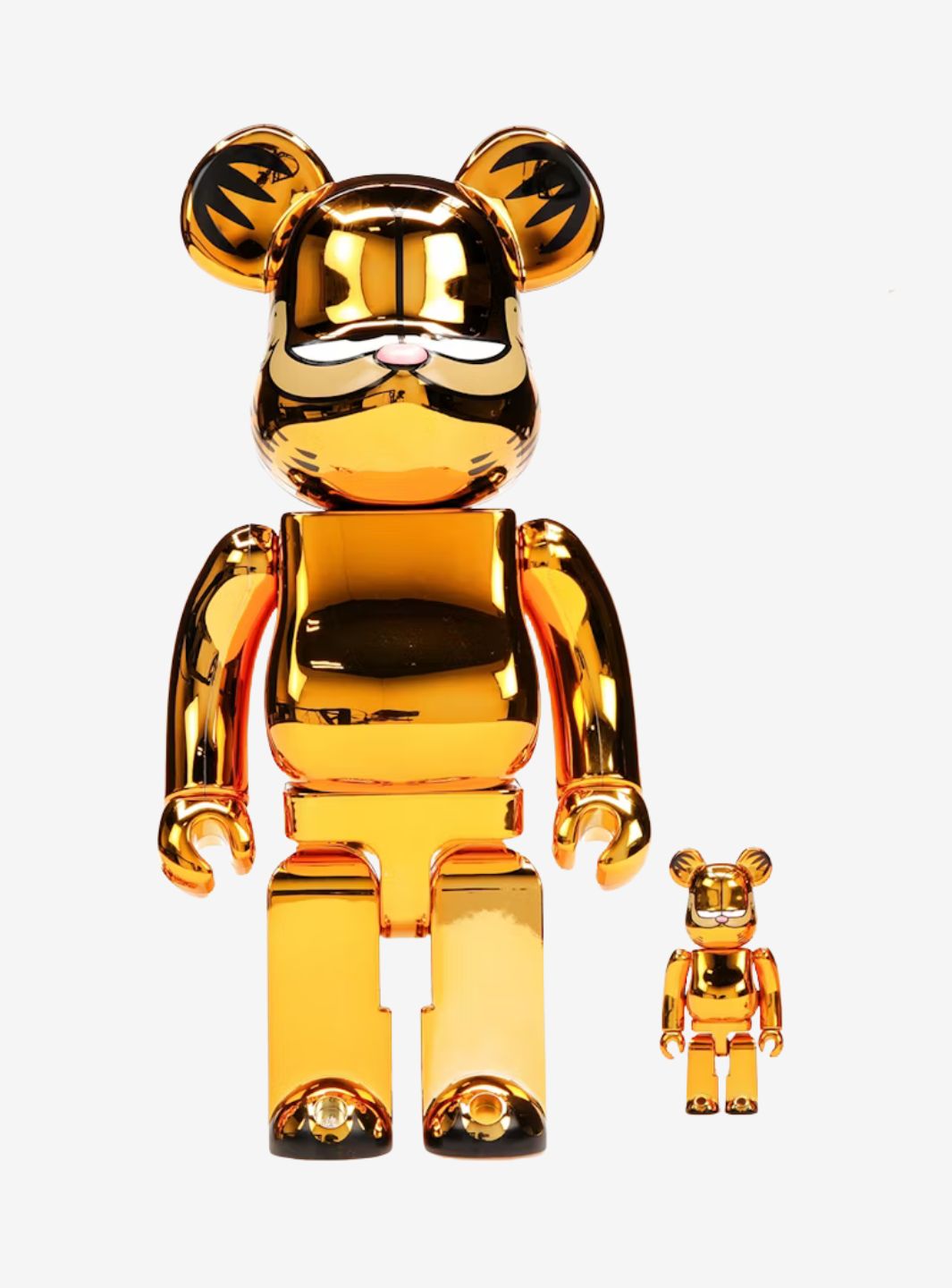 Bearbrick Garfield 100% & 400% Set Gold Chrome Ver. | ResellZone
