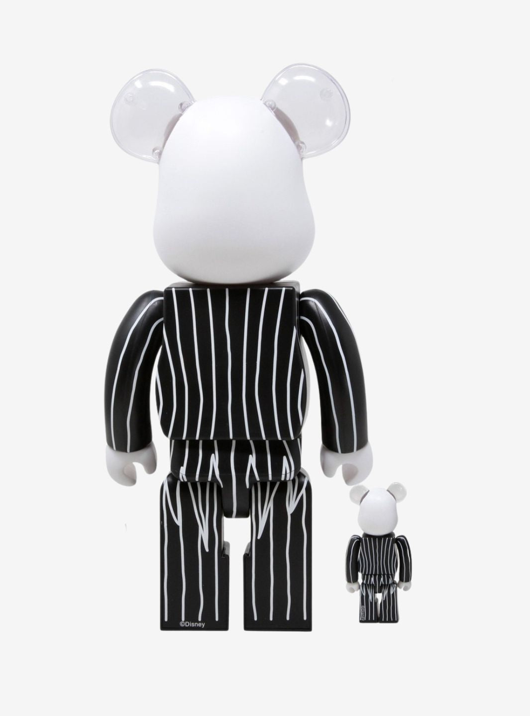 Bearbrick x Disney Tim Burton's The Nightmare Before Christmas Jack Skellington 100% & 400% Set | ResellZone