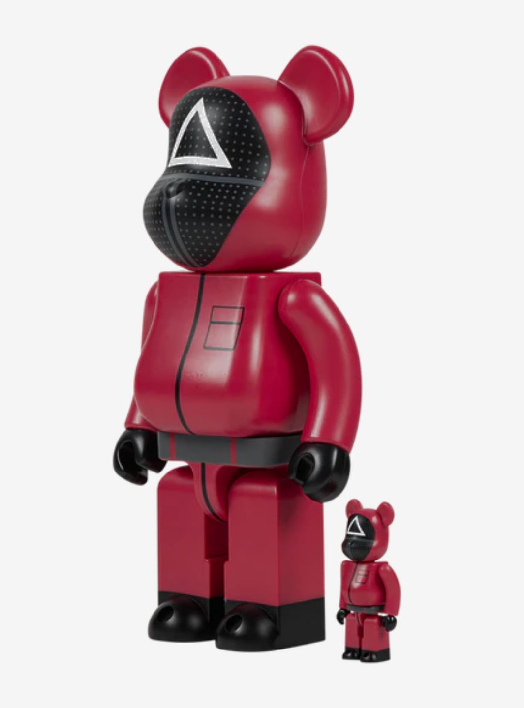 Bearbrick x Squid Game Guard (Triangle) 100% 400% Set | ResellZone