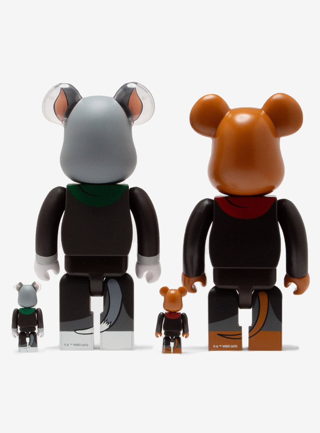 Bearbrick x Tom And Jerry in Hogwarts House Robes 100% 400% 4-Pc Set | ResellZone