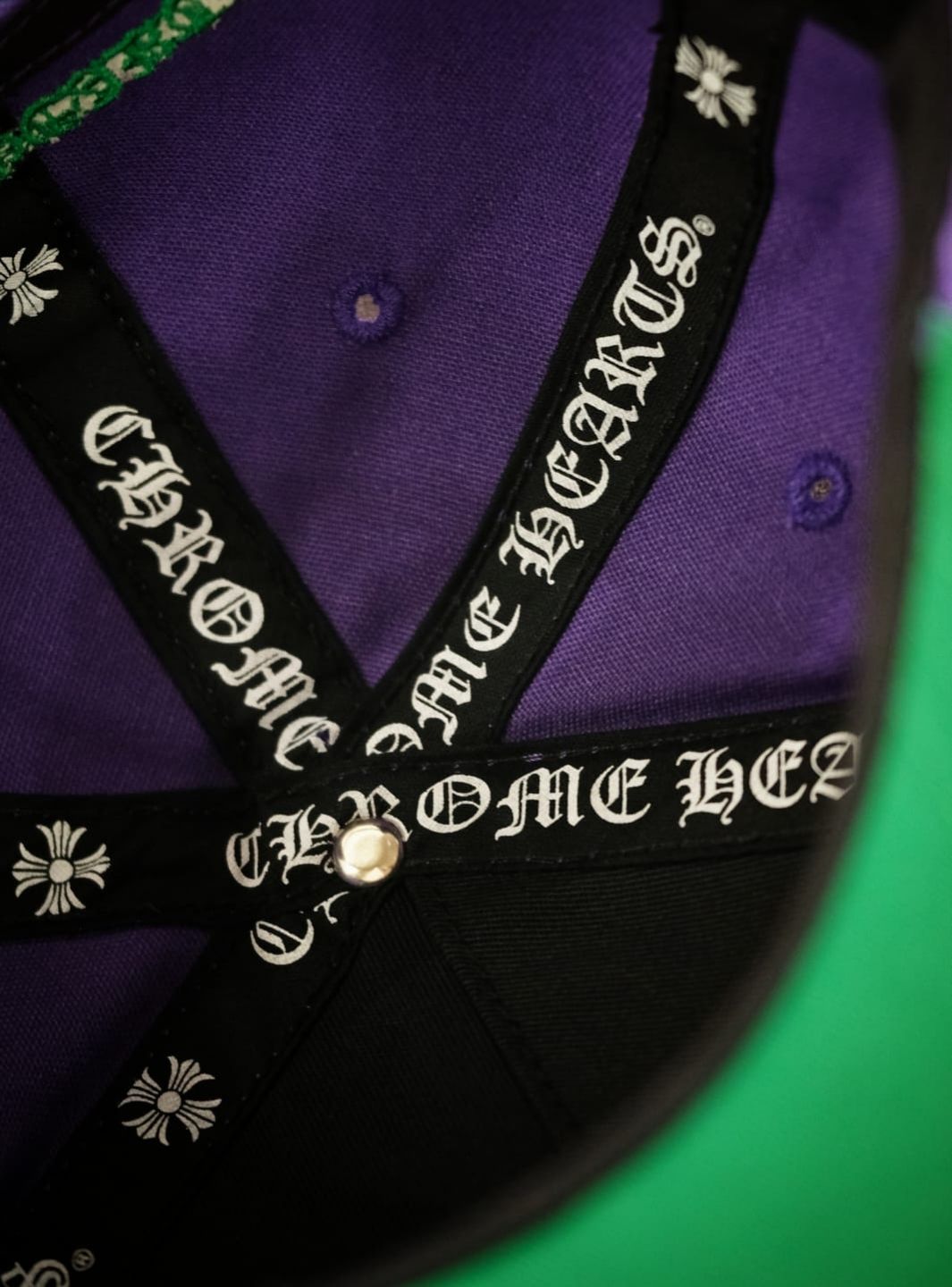 Chrome Hearts CH Baseball Cap Purple/Green | ResellZone