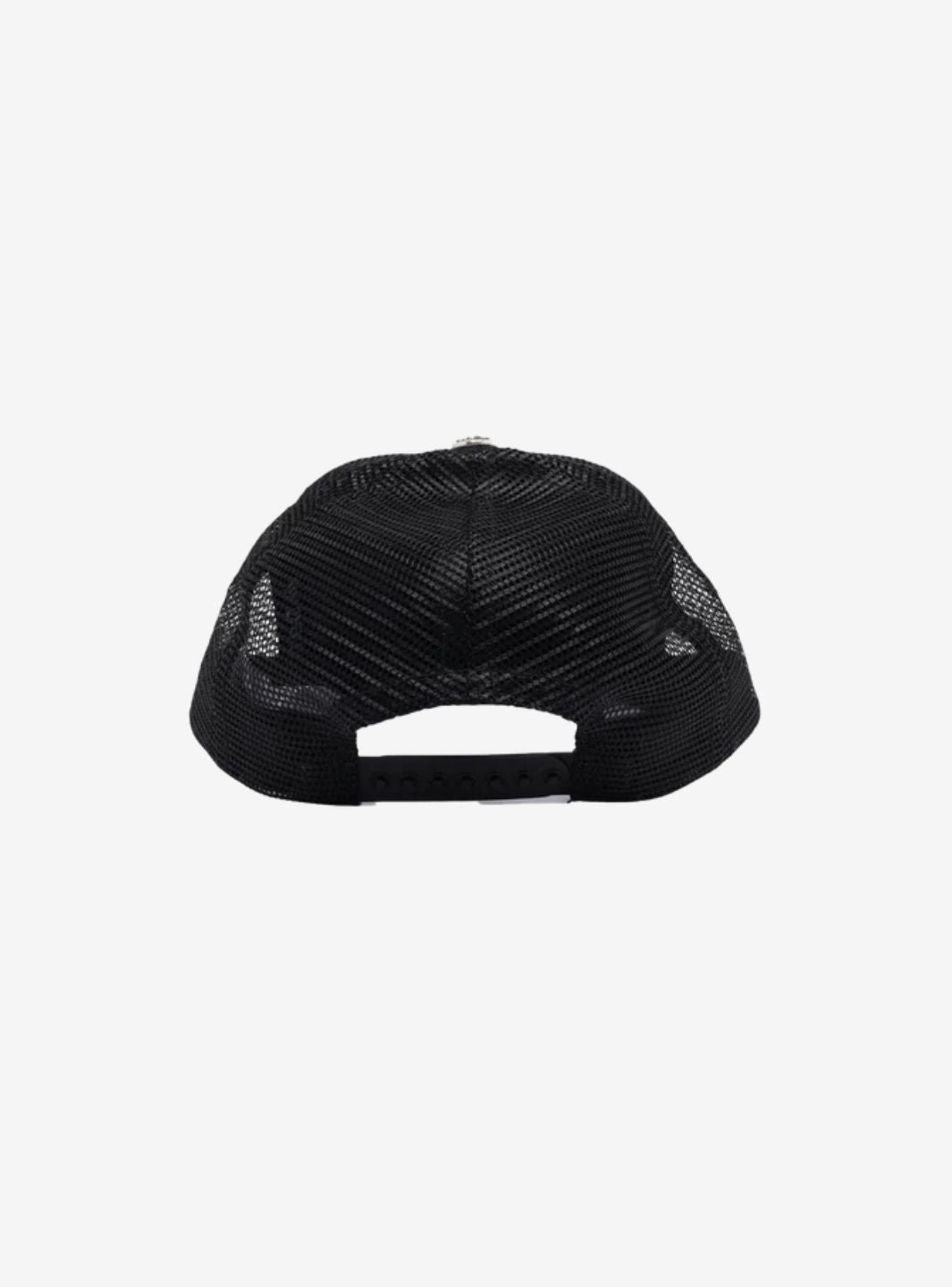 Chrome Hearts CH Hollywood Trucker Hat Black/Black | ResellZone